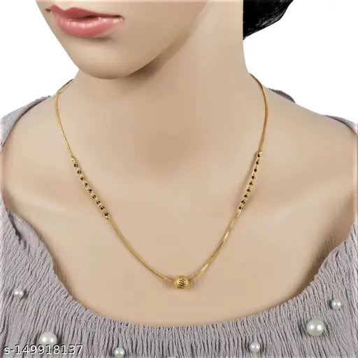 Gold Plated Mangalsutra Combo Set (Pack of 5)