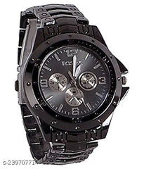 Luxury Inspired Black Arabic Dial Watch