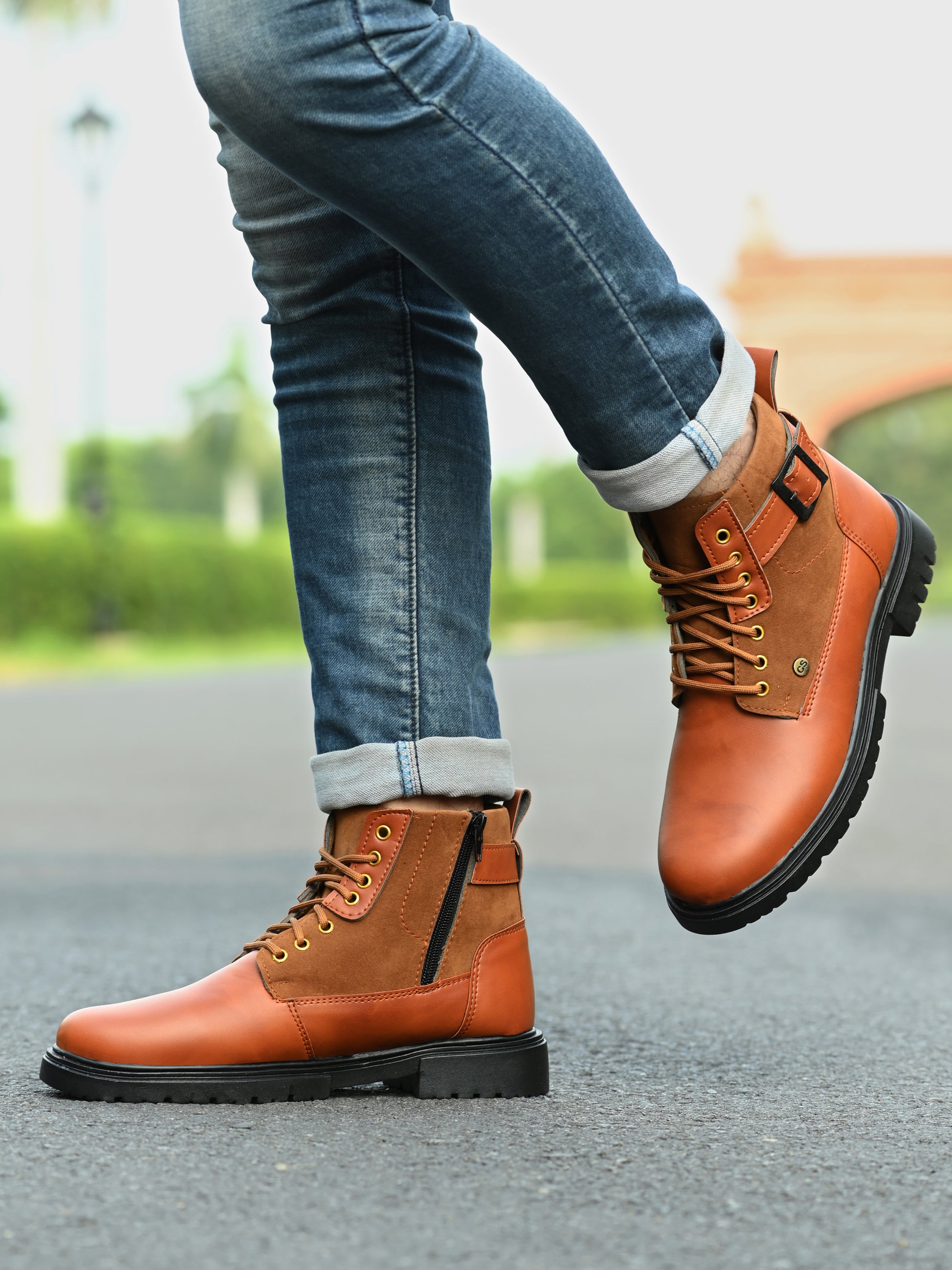 Tan Boots