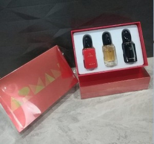 Giorgio Armani Si Gift Set of 3 (30ML × 3) for Women`s Perfume