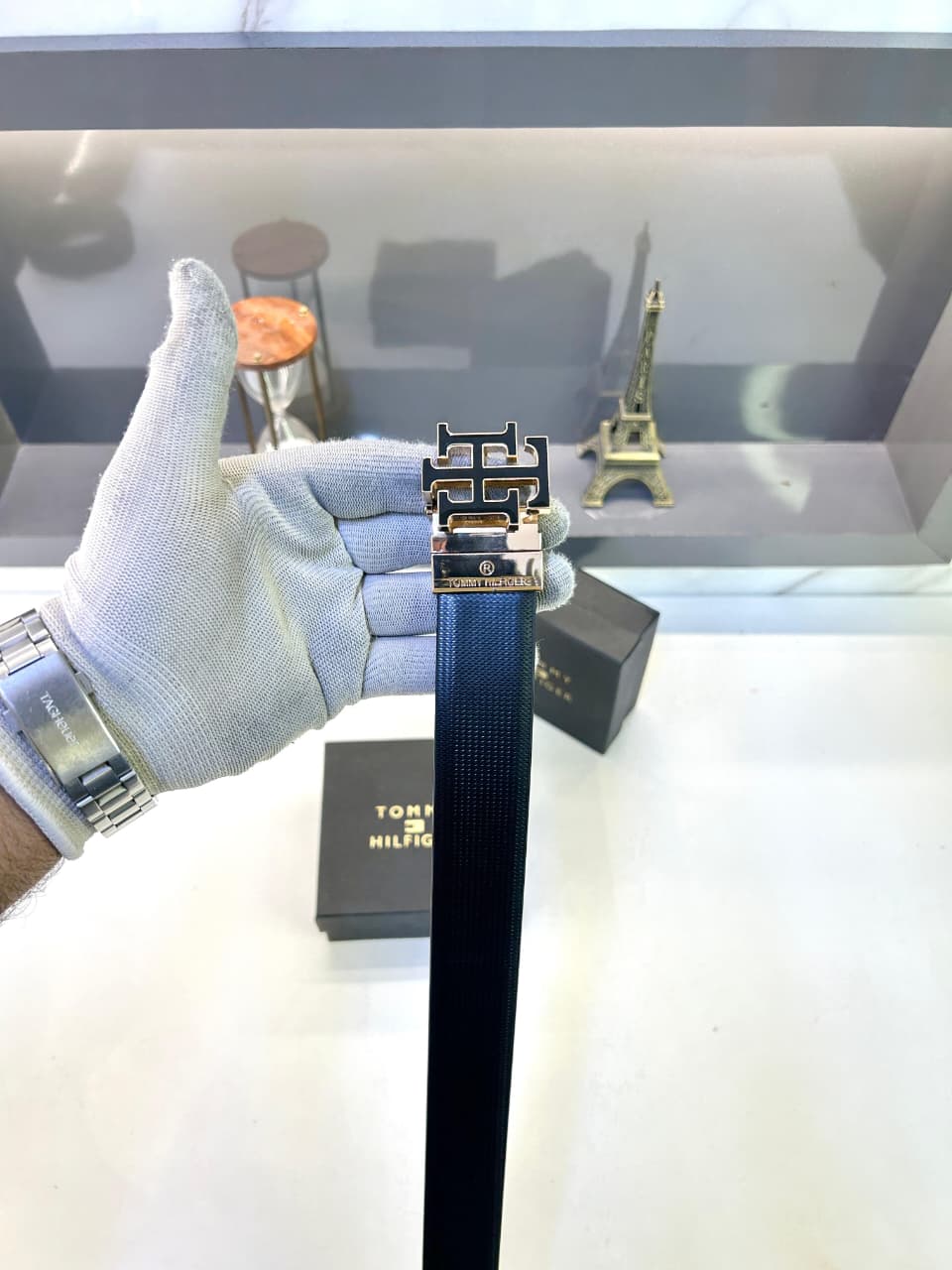 Louis Vuitton Black Grey Reversible Belt – Premium Quality