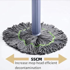 **2-in-1 Self-Wringing 360° Floor Cleaning Mop**