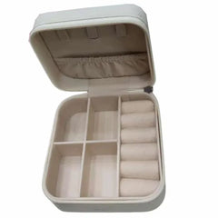 Rectangle Peach Leather Jewellery Box, For Gifting