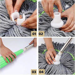 **2-in-1 Self-Wringing 360° Floor Cleaning Mop**